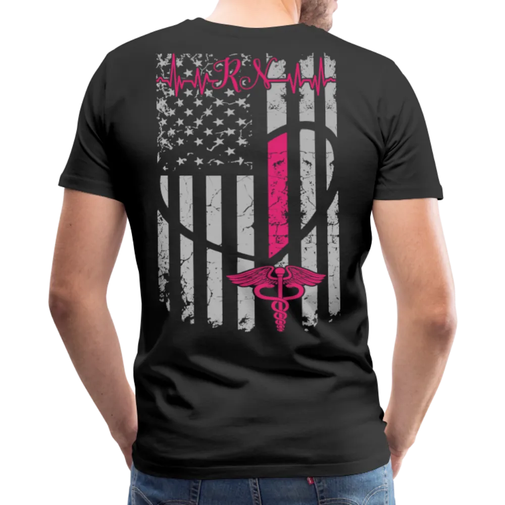 RN Nurse Flag Men's Premium T-Shirt (CK1295) updated