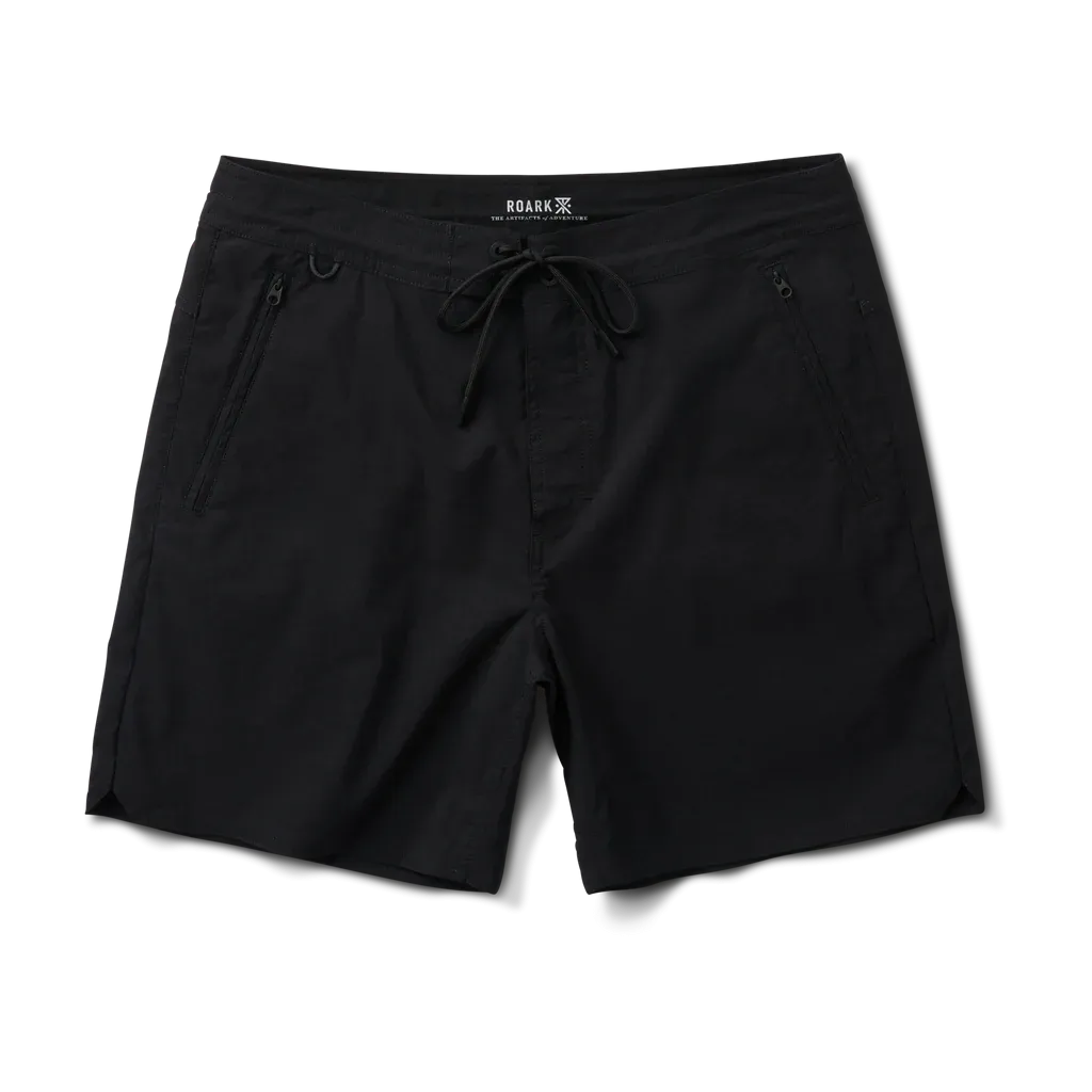 ROARK - Layover Trail Shorts 17" - BLACK