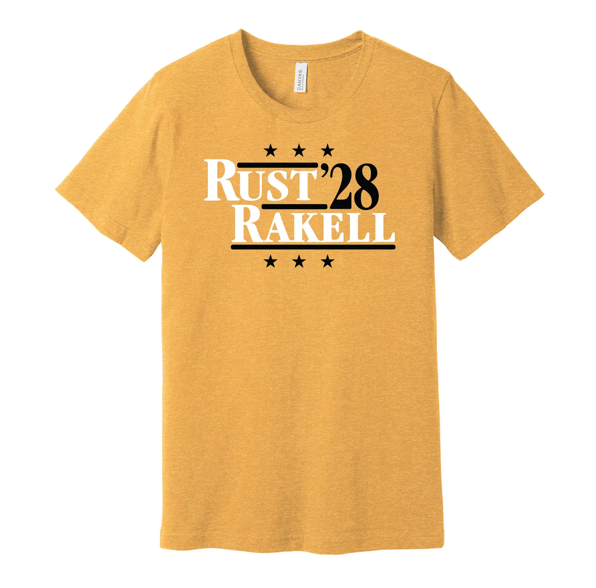 Rust & Rakell '28 - Pittsburgh Political Campaign Parody T-Shirt - Hyper Than Hype Shirts