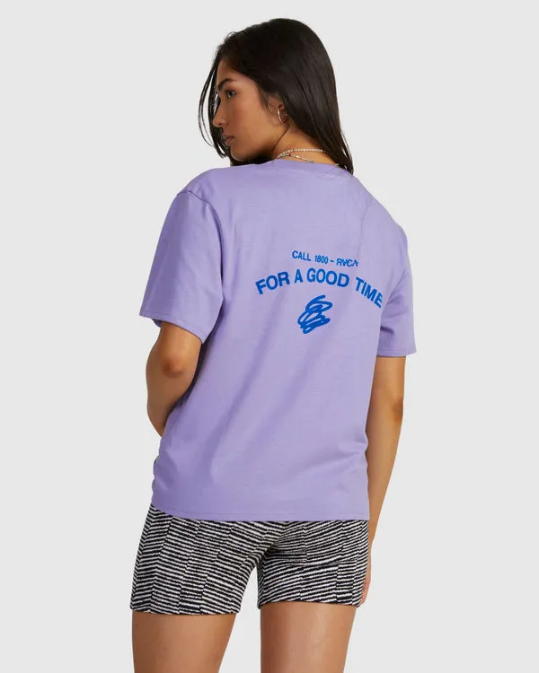 RVCA Joys Easy Tee MUSK STICK