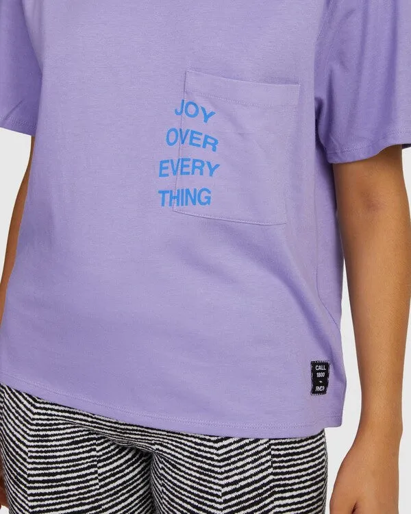RVCA Joys Easy Tee MUSK STICK