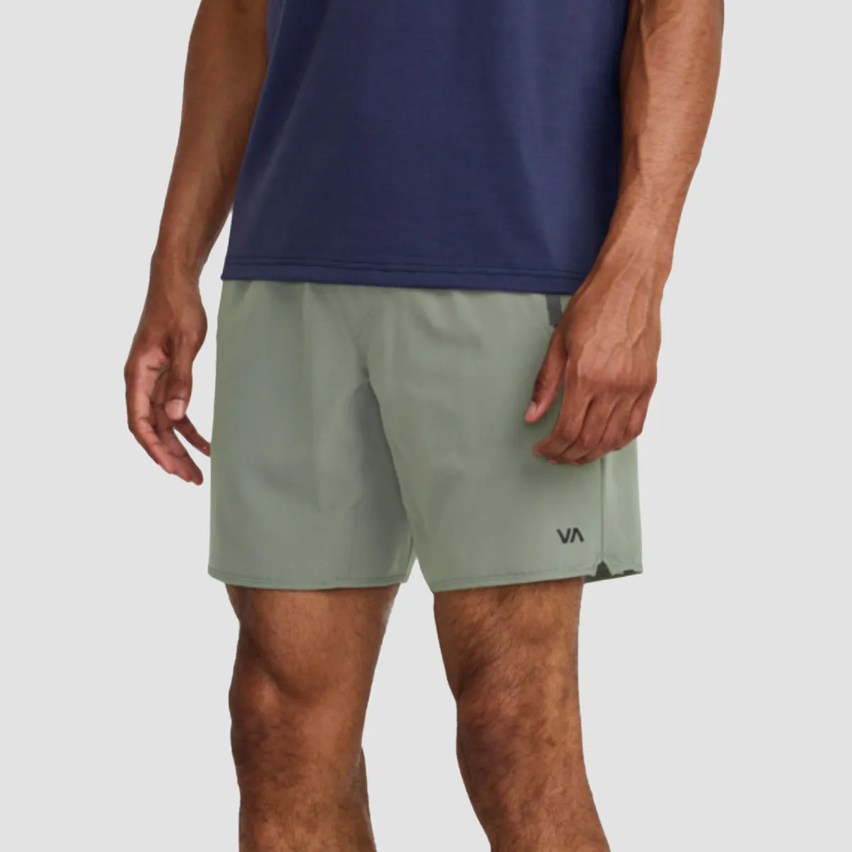 RVCA VA Sport Yogger Stretch 17" Performance Shorts Sage Leaf