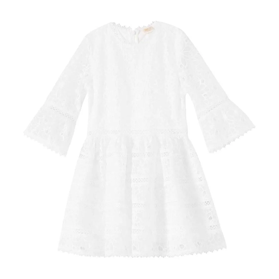 Sadie Embroidered Dress - Ivory