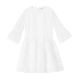 Sadie Embroidered Dress - Ivory