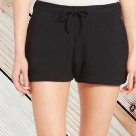Saks Fifth Avenue Majestic Filatures Orange French Terry Shorts Size L New
