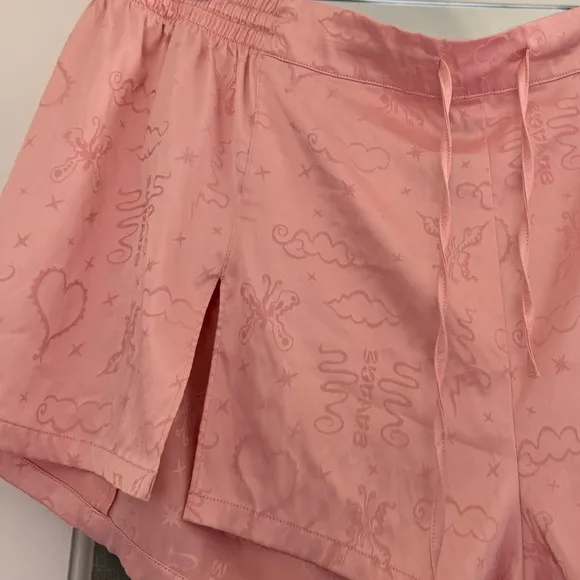 Savage X Fenty Heavenly Set Satin Shirt and Shorts