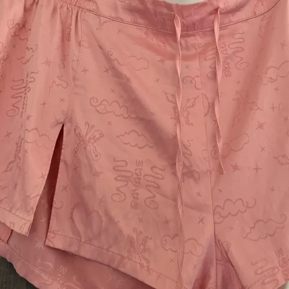 Savage X Fenty Heavenly Set Satin Shirt and Shorts