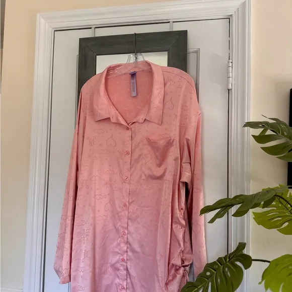 Savage X Fenty Heavenly Set Satin Shirt and Shorts