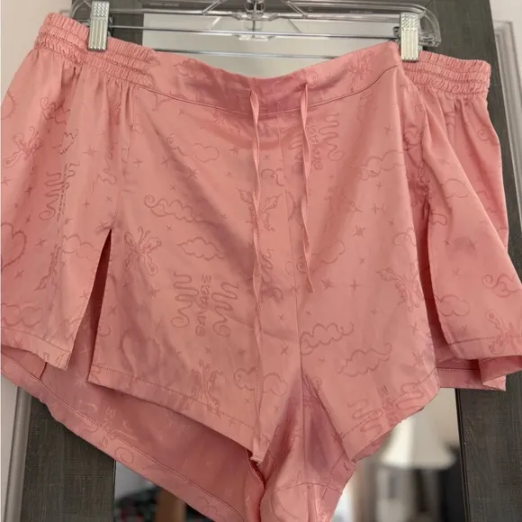Savage X Fenty Heavenly Set Satin Shirt and Shorts
