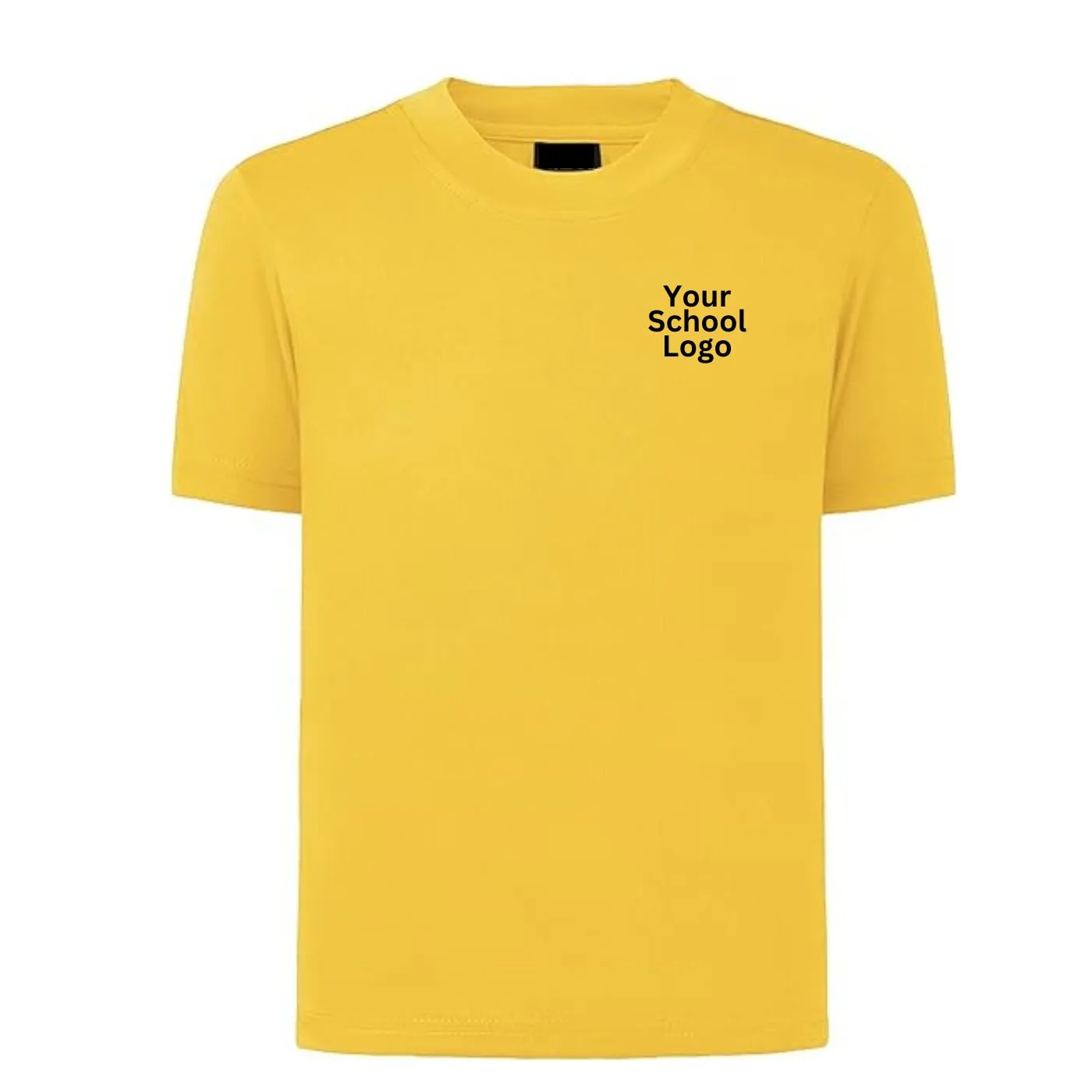 School Uniform 100% Cotton Basic Crew Neck T-Shirt Custom Made Size 4 to 16