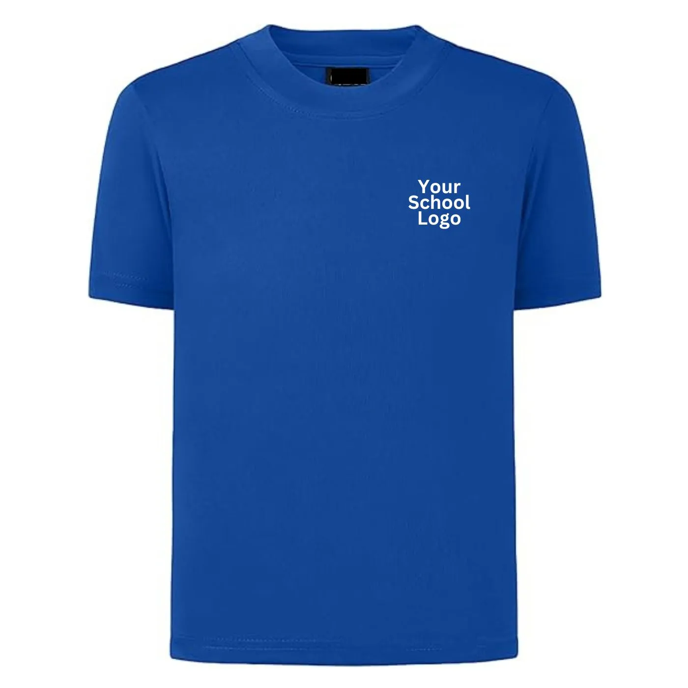 School Uniform 100% Cotton Basic Crew Neck T-Shirt Custom Made Size 4 to 16