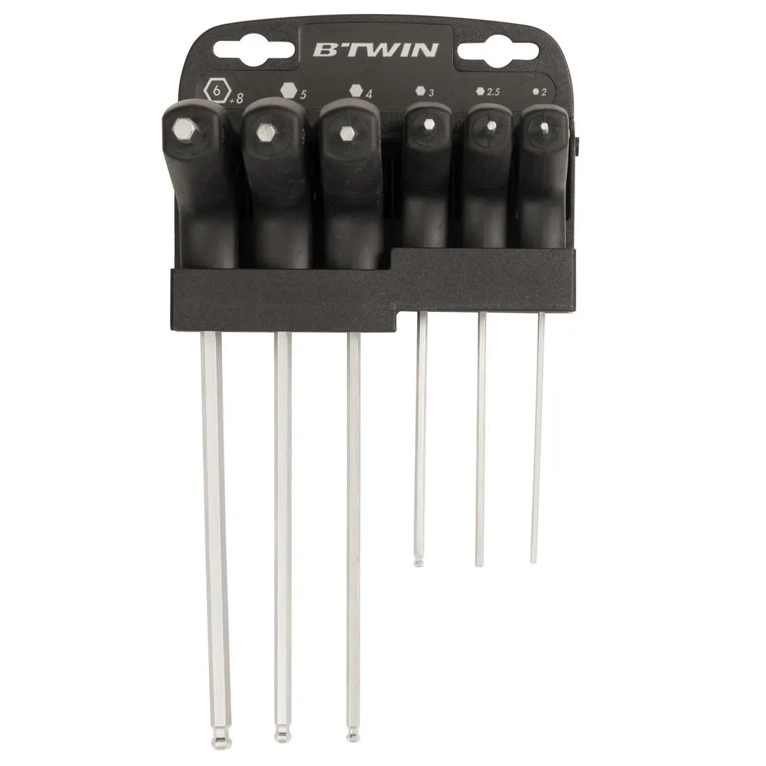 Set of 6 Allen Keys   8 mm Adaptor