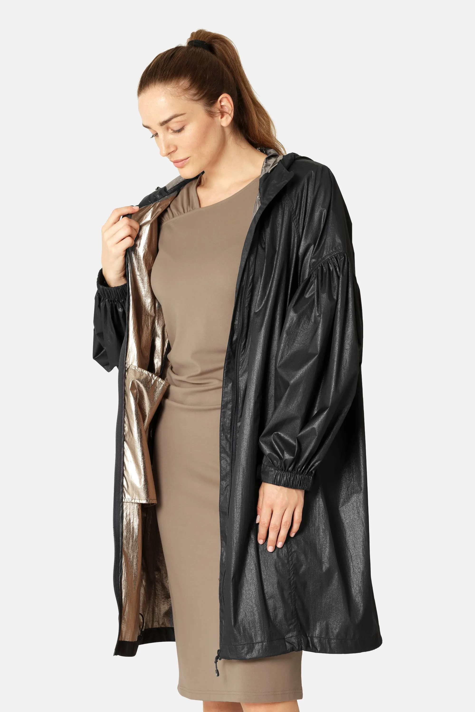 Shimmer Jacka - Dark Indigo Gold