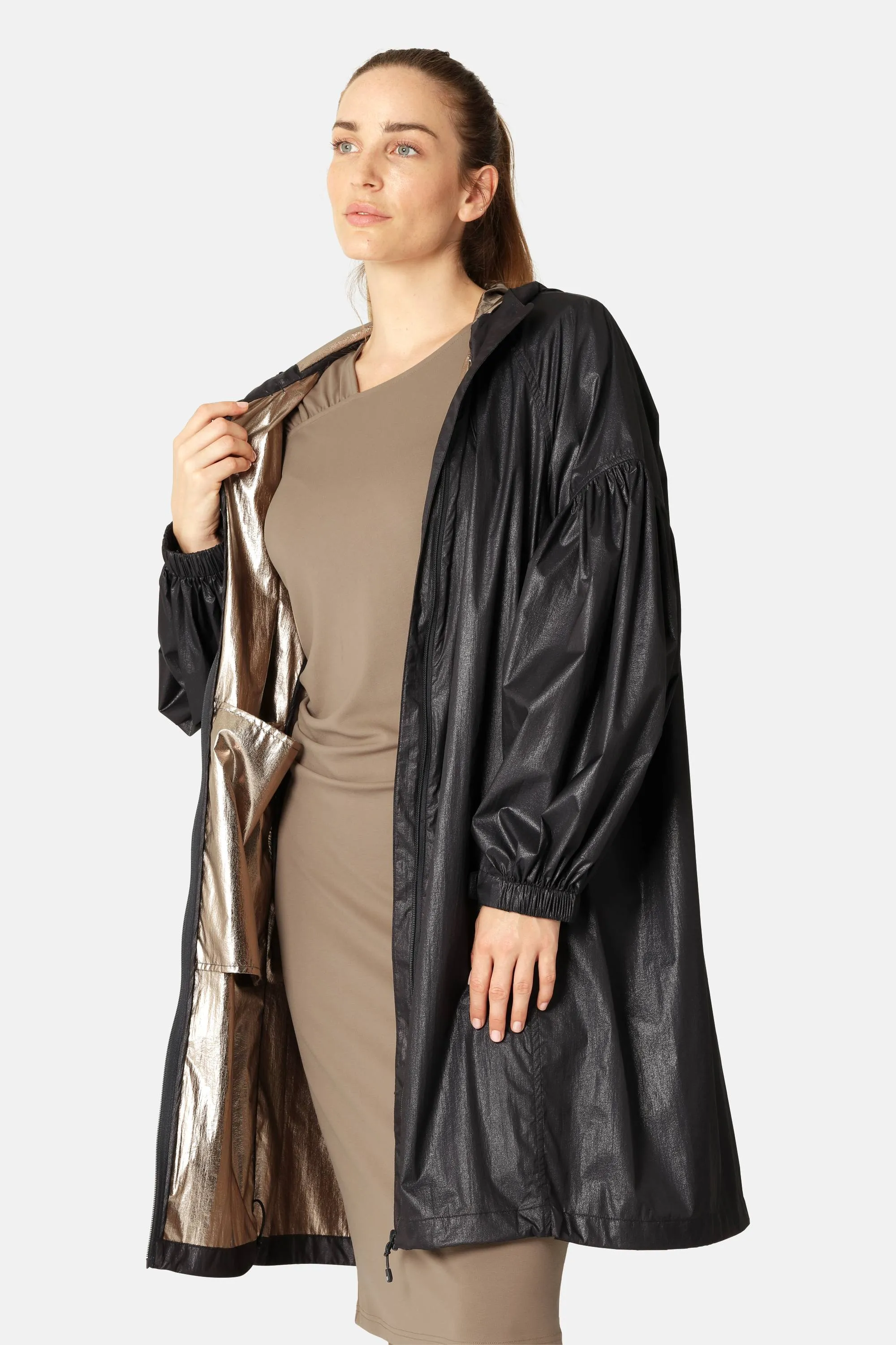 Shimmer Jacka - Dark Indigo Gold