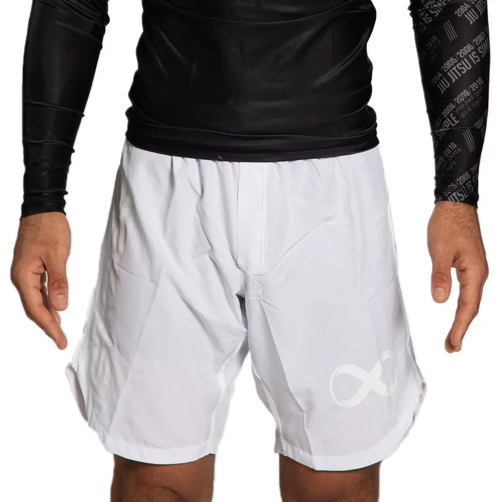 SHORT NO GI FIGHT TS1 BRAUS WHITE