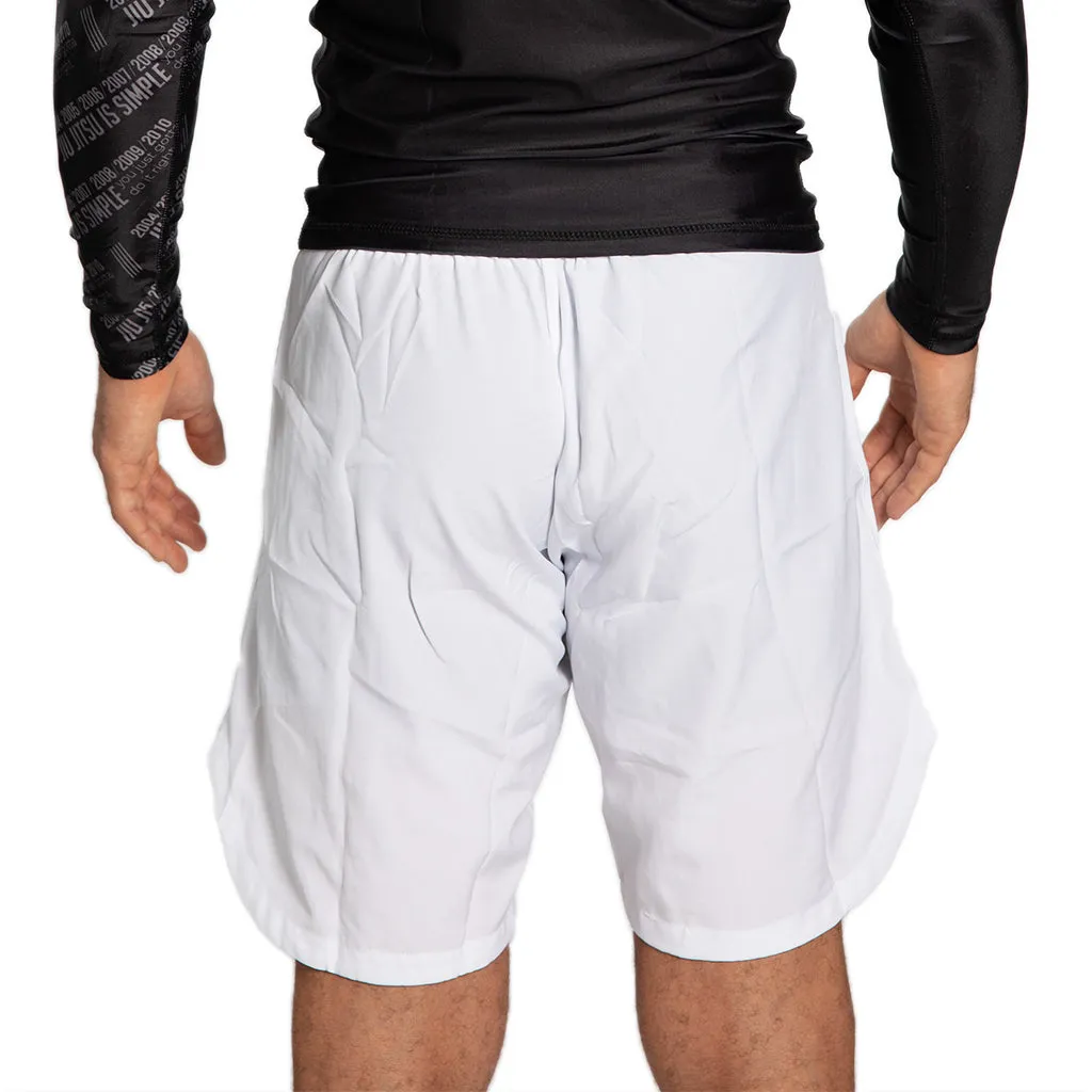 SHORT NO GI FIGHT TS1 BRAUS WHITE