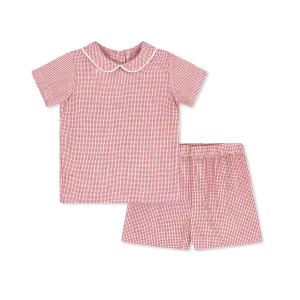 Sibley Short Set - Redford Red Windowpane