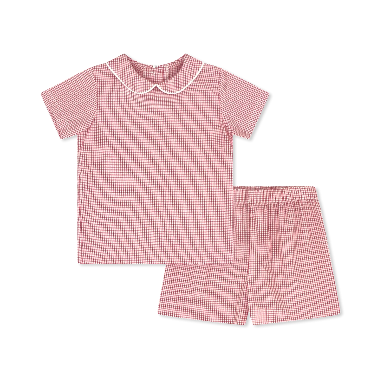 Sibley Short Set - Redford Red Windowpane