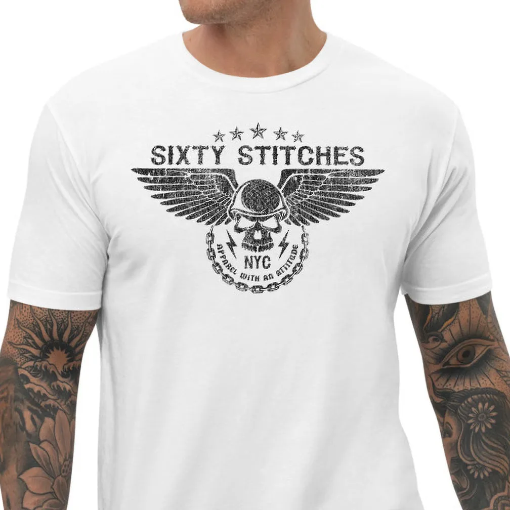 SIGNATURE SKULL & WINGS TEE