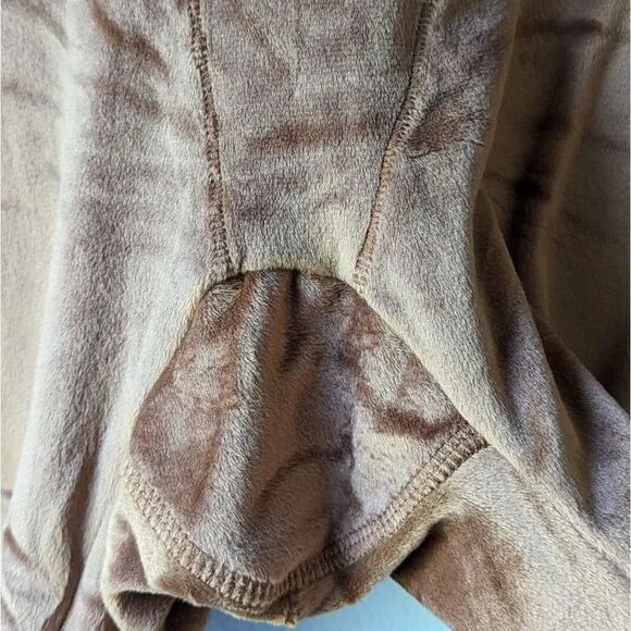 Skims NWT High Rise Stretch Velour Boxer Bike Shorts in Copper Sz 4XL