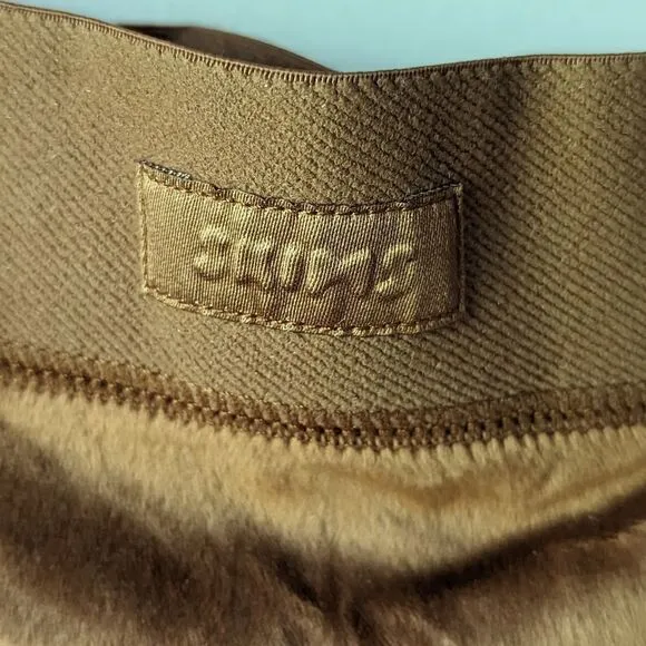 Skims NWT High Rise Stretch Velour Boxer Bike Shorts in Copper Sz 4XL