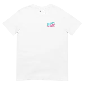 SLIDE - White Short Sleeve Tee