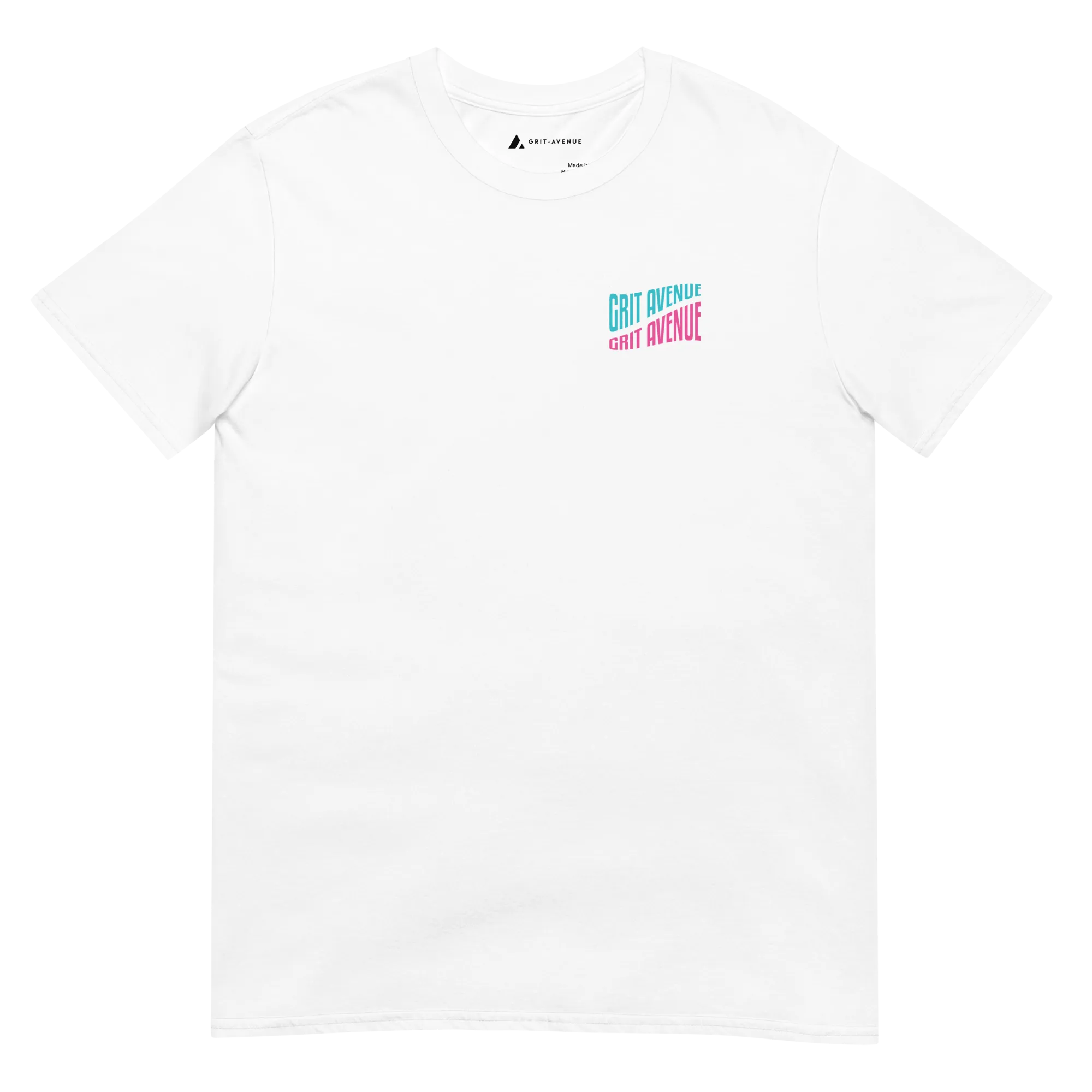 SLIDE - White Short Sleeve Tee
