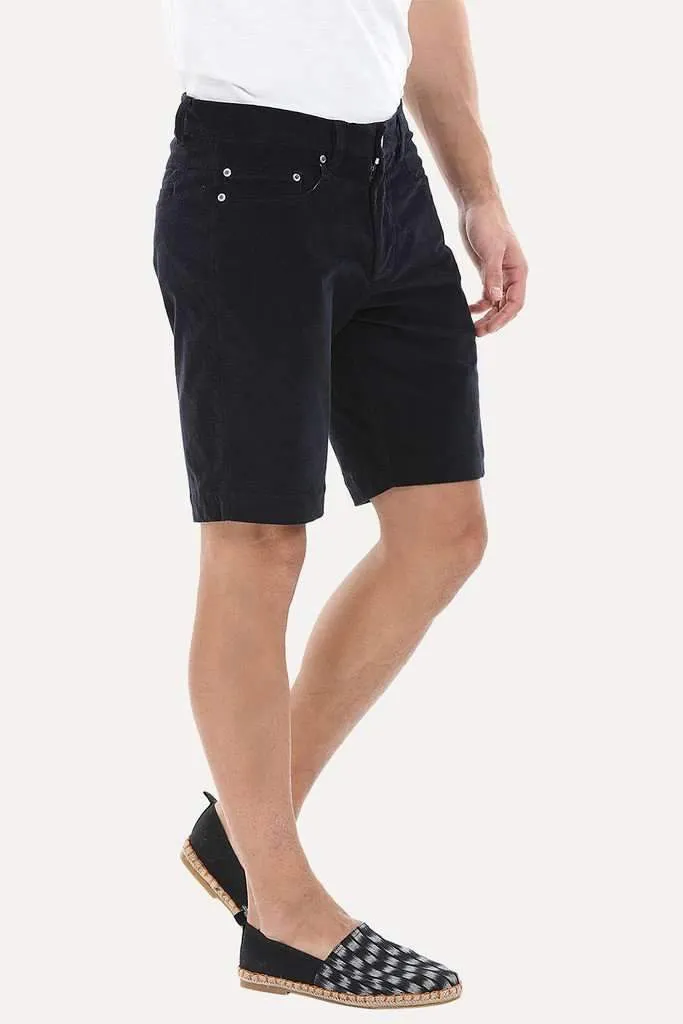 Slight Stretch Cord Slim Fit Shorts