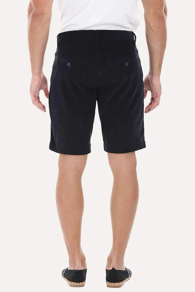 Slight Stretch Cord Slim Fit Shorts