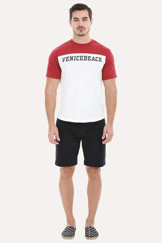 Slight Stretch Cord Slim Fit Shorts