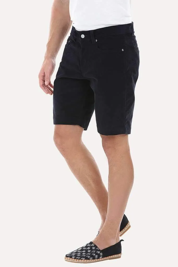Slight Stretch Cord Slim Fit Shorts