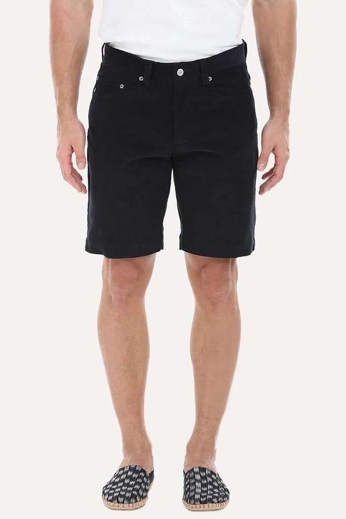 Slight Stretch Cord Slim Fit Shorts