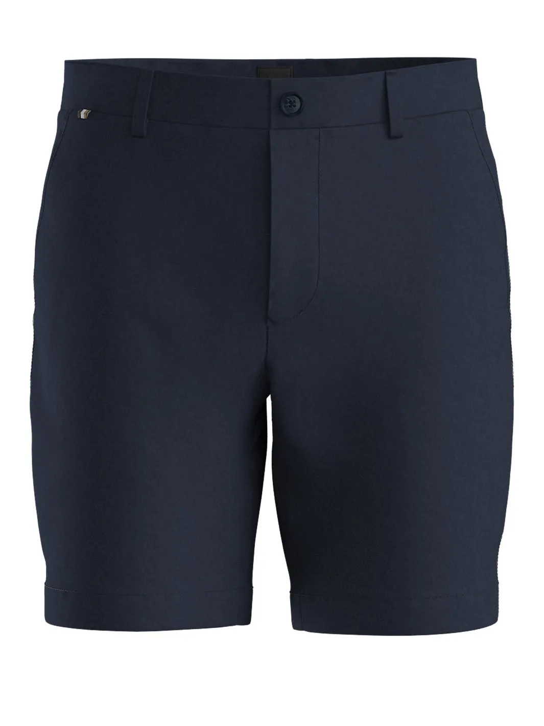 SLIM STRETCH-COTTON SHORTS Marine
