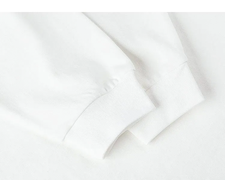 Solid Color Long-Sleeve T-shirt