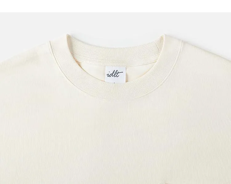 Solid Color Long-Sleeve T-shirt