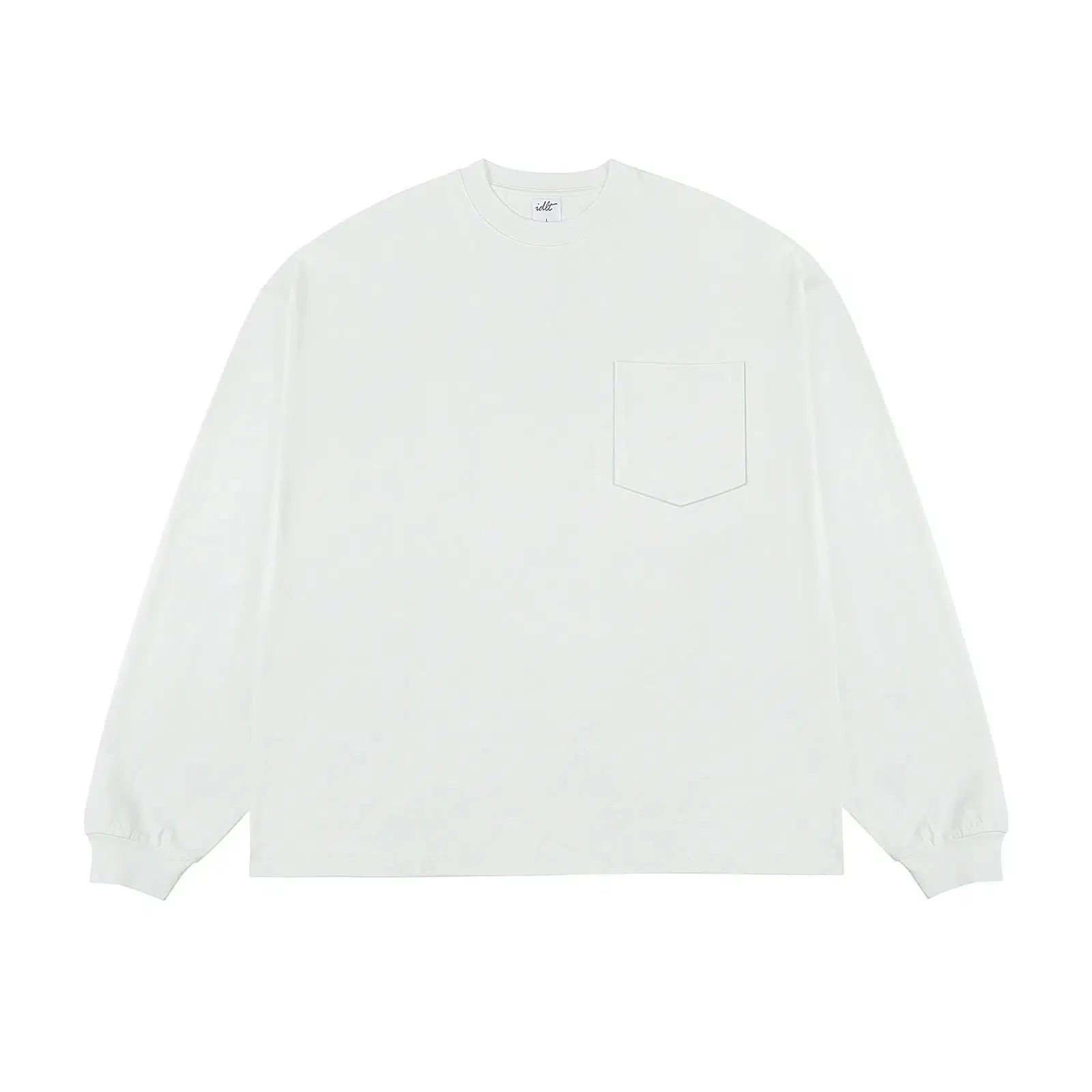 Solid Color Long-Sleeve T-shirt