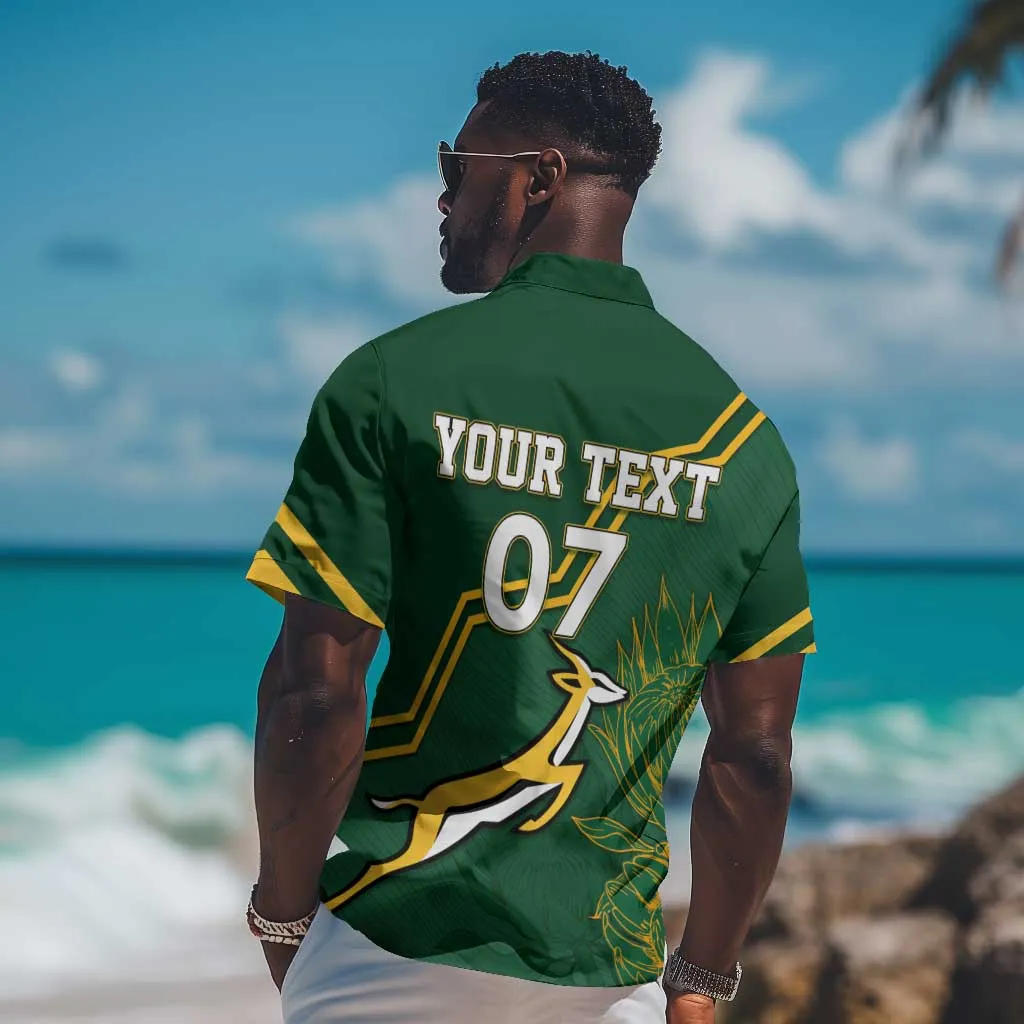South Africa Rugby Hawaiian Shirt Champions GO Bokke LT7