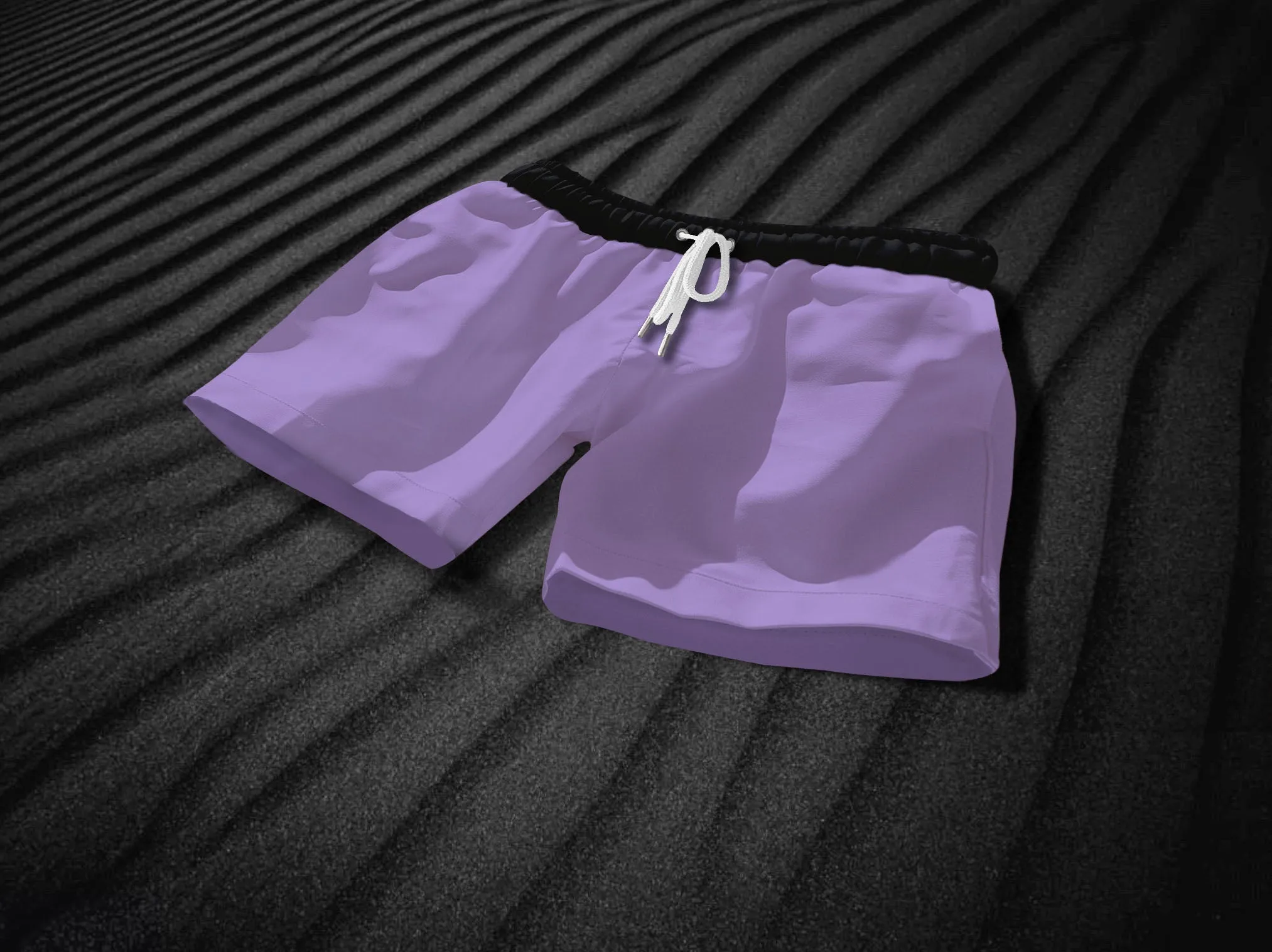 South Beach Lavender Swim Shorts