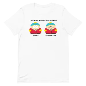 South Park Many Moods of Cartman Adult Short Sleeve T-Shirt
