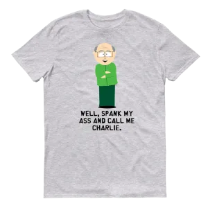 South Park Mr. Garrison Call Me Charlie Adult Short Sleeve T-Shirt