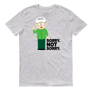 South Park Mr. Garrison Sorry Not Sorry Adult Short Sleeve T-Shirt