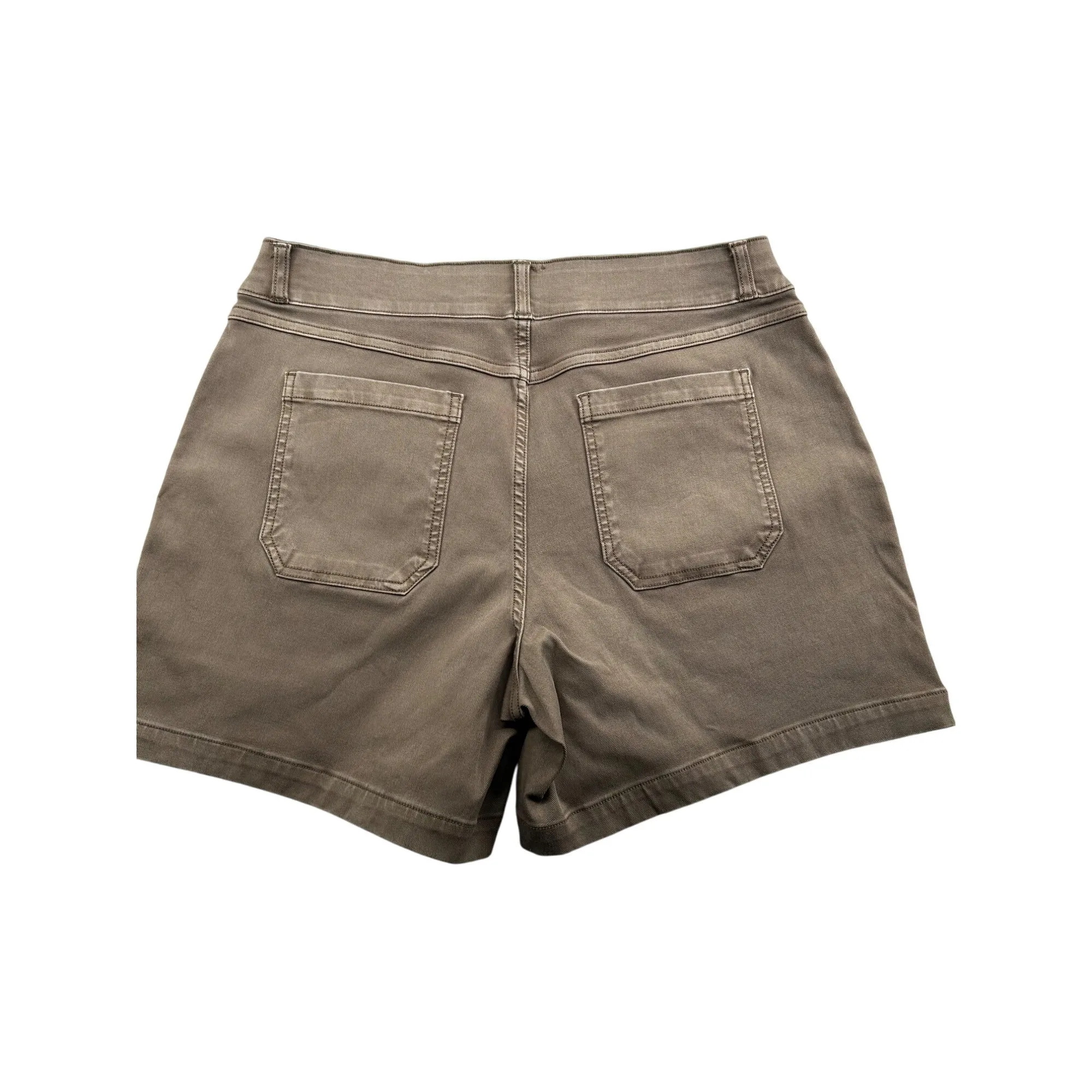 Spanx Womens  Stretch Cotton Casual Shorts With Pockets #6474