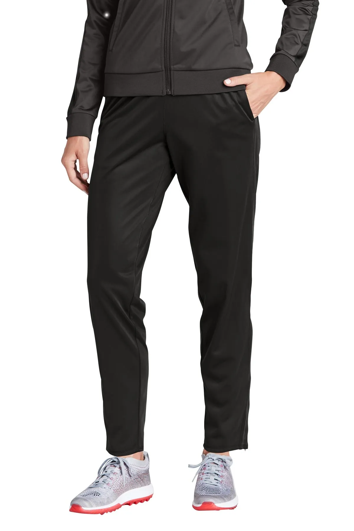 Sport-Tek  Women's Tricot Track Jogger. LPST95 Black