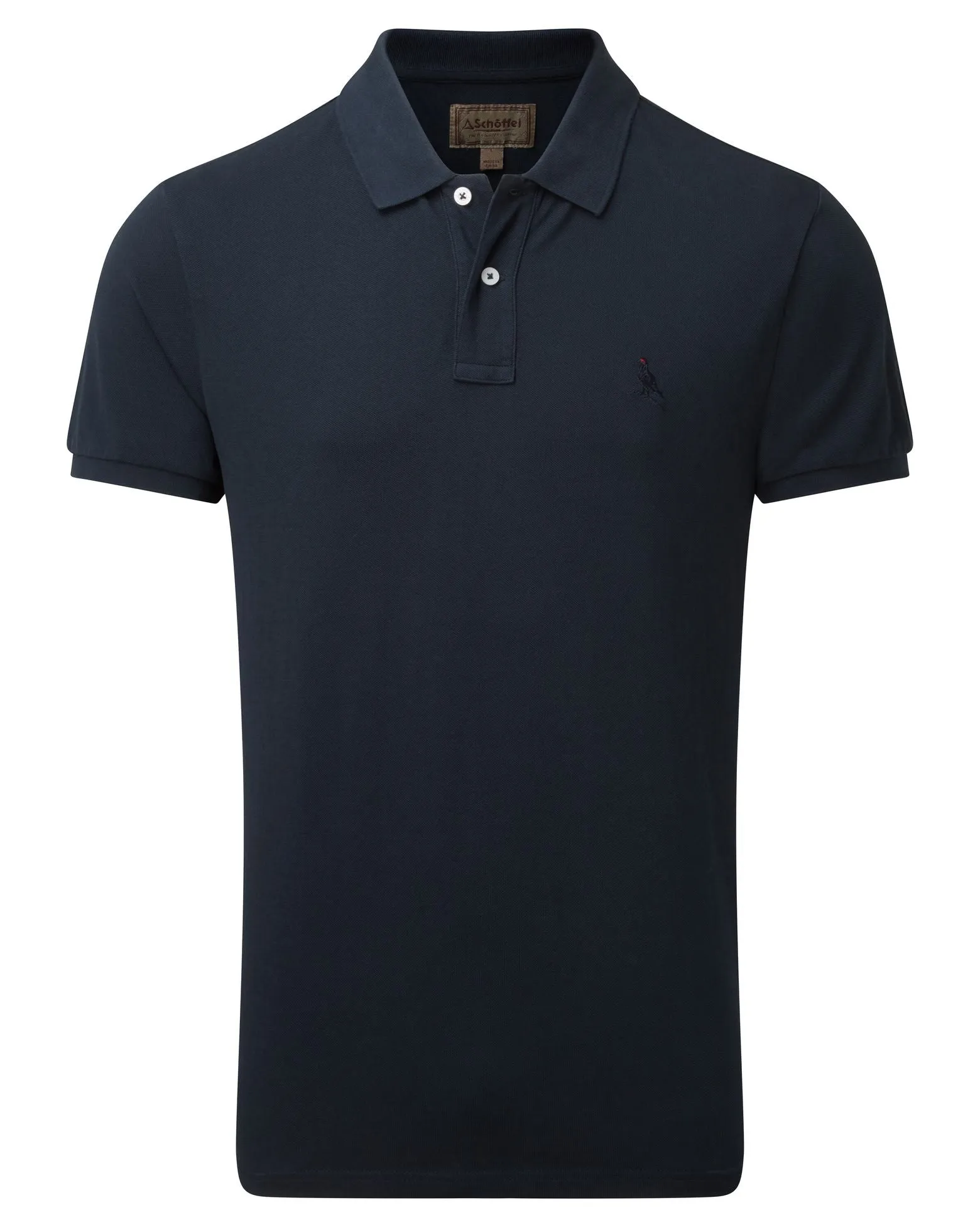 St Ives Jersey Polo Shirt Navy