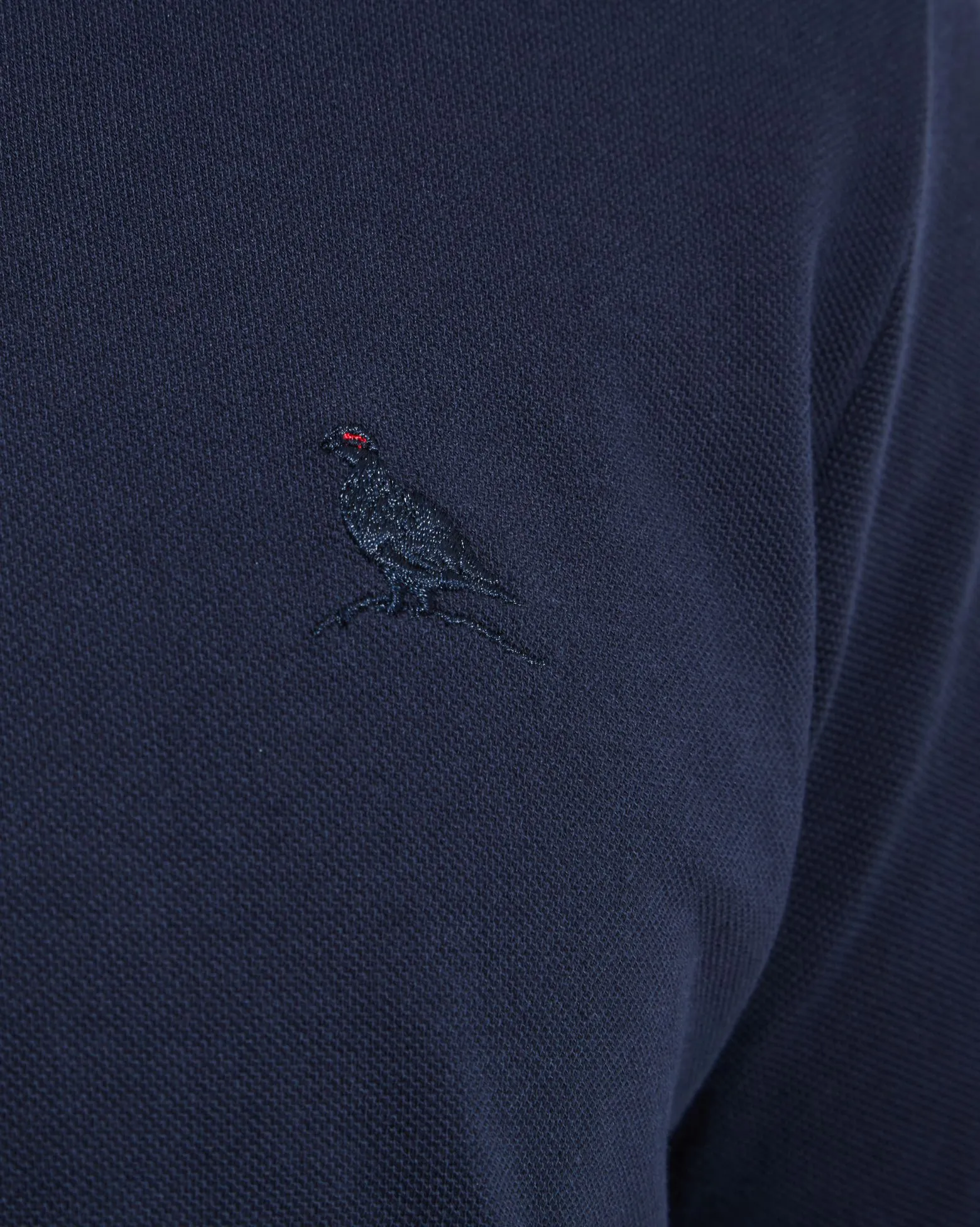 St Ives Jersey Polo Shirt Navy