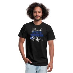 State Trooper Mom Unisex Jersey T-Shirt by Bella   Canvas