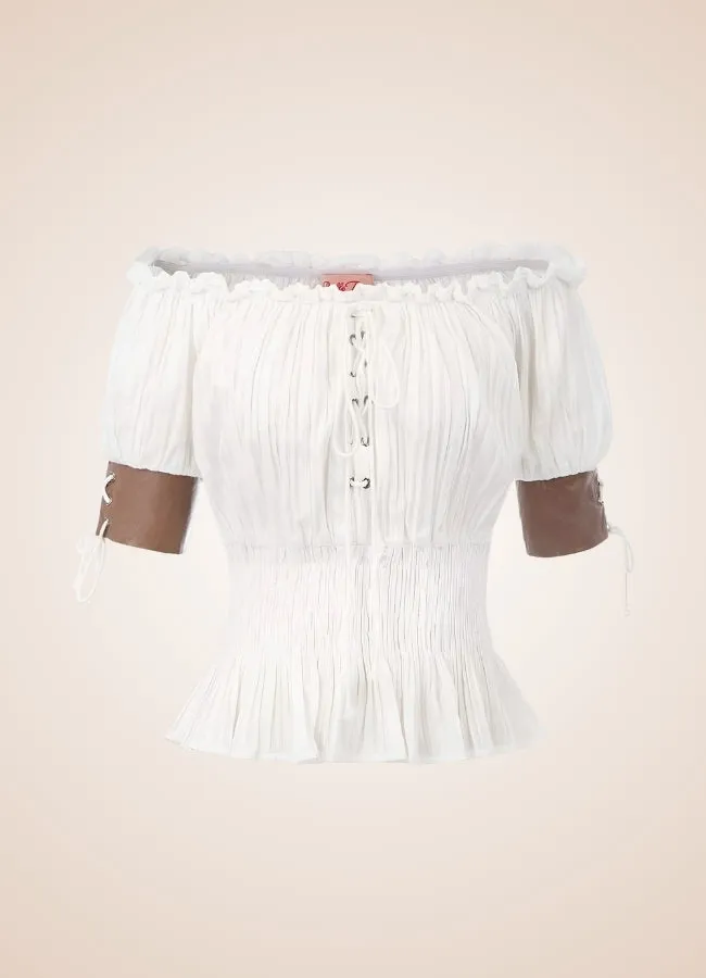 Steampunk Bare Shoulders Shirt