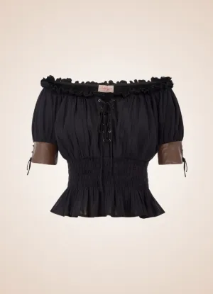 Steampunk Bare Shoulders Shirt