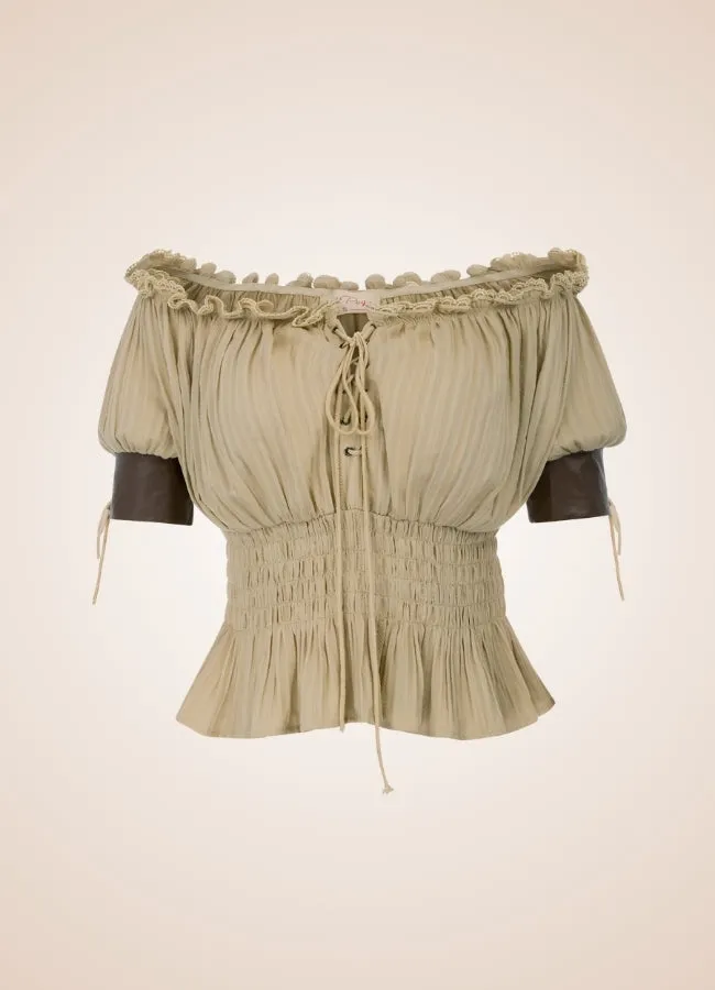 Steampunk Bare Shoulders Shirt