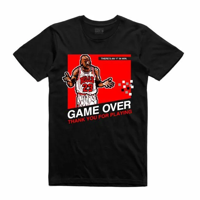 Streetwear on Demand 8 BIT MJ TEE BLACK